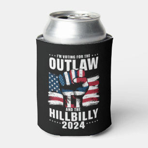 Rafraîchisseur Pour Canette Je vote pour l'Outlaw et le Hillbilly 2024 États-U