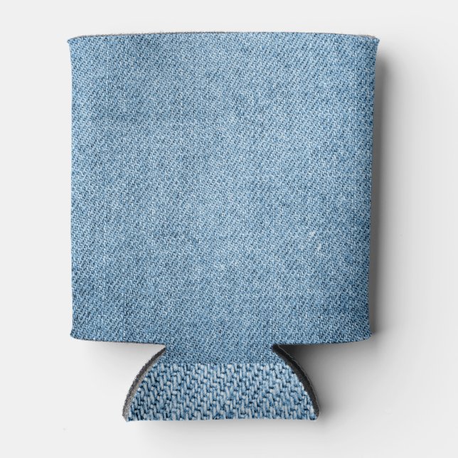 Rafraîchisseur Pour Canette Jeans de qualité : Belle texture sans fil. (Devant)