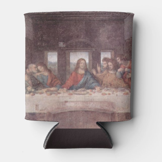 Rafraîchisseur Pour Canette Jésus "Yeshua" La Dernière Cène, Léonard de Vinci (Devant)