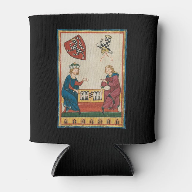 Rafraîchisseur Pour Canette Jeu de jacquet, Art médiéval du XIVe siècle (Devant)