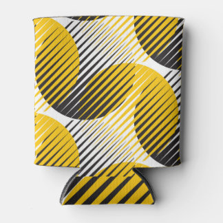 Rafraîchisseur Pour Canette Jeu géométrique : Jaune Noir Art