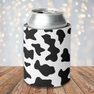 Rafraîchisseur Pour Canette joli imprimé noir et blanc de vaches laitières de 
