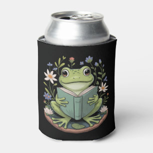 Rafraîchisseur Pour Canette Jolie esthétique de grenouille florale Cottagecore