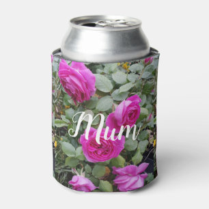 Rafraîchisseur Pour Canette Jolie rose Vintage Rose Fleur d'anniversaire maman