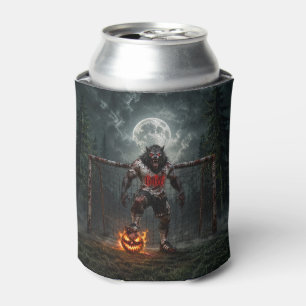 Rafraîchisseur Pour Canette Joueur de football Loup-Garou Art Horreur Hallowee