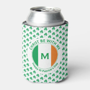 Rafraîchisseur Pour Canette Jour de la Saint Patrick Citation Monogram Shamroc
