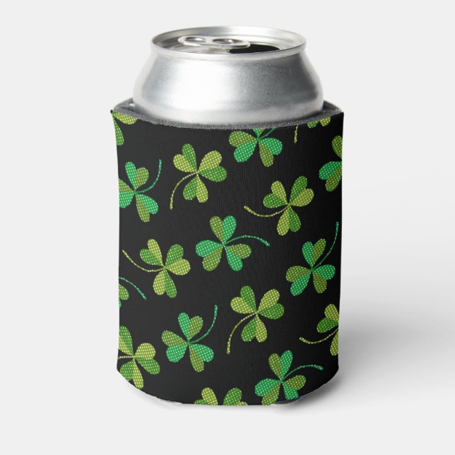 Rafraîchisseur Pour Canette Jour de la Saint Patrick Mignonne Motif Shamrock V (Can Dos)