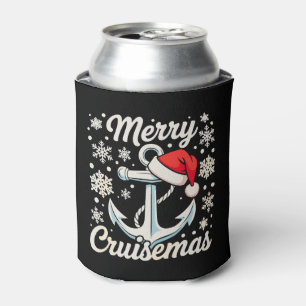 Rafraîchisseur Pour Canette Joyeux Cruisemas Ancre Santa Chapeau Noël Croisièr