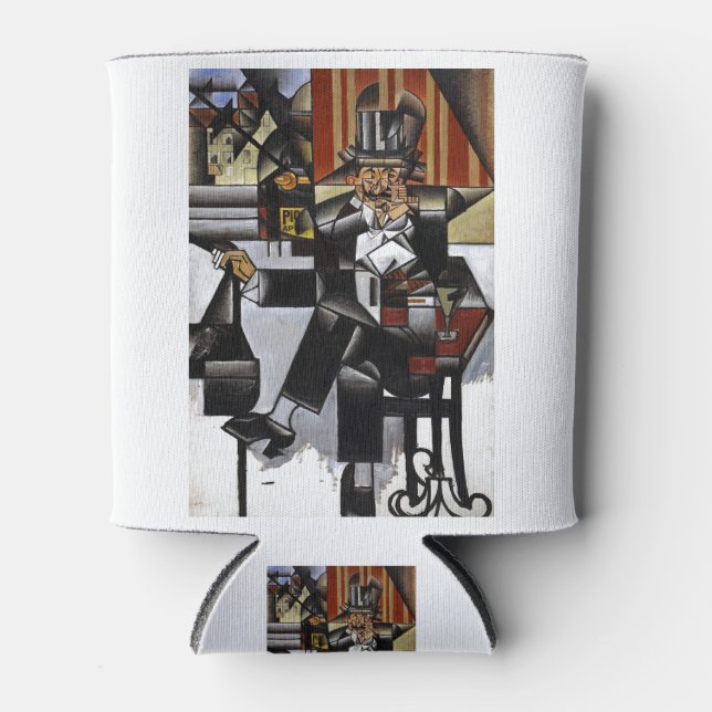 Rafraîchisseur Pour Canette Juan Gris Man dans un café (Devant)