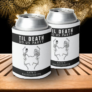 Rafraîchisseur Pour Canette Jusqu'à la mort Fêtons-nous Skeleton Couple Bachel