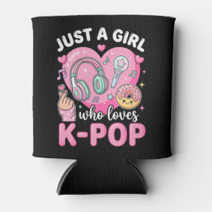 Rafraîchisseur Pour Canette Juste une fille qui aime la K-Pop