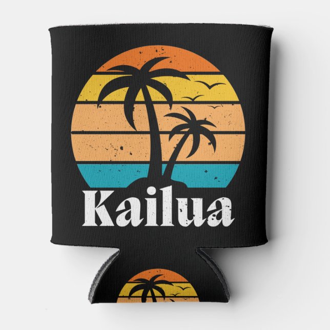 Rafraîchisseur Pour Canette Kailua Retro Vintage (Devant)