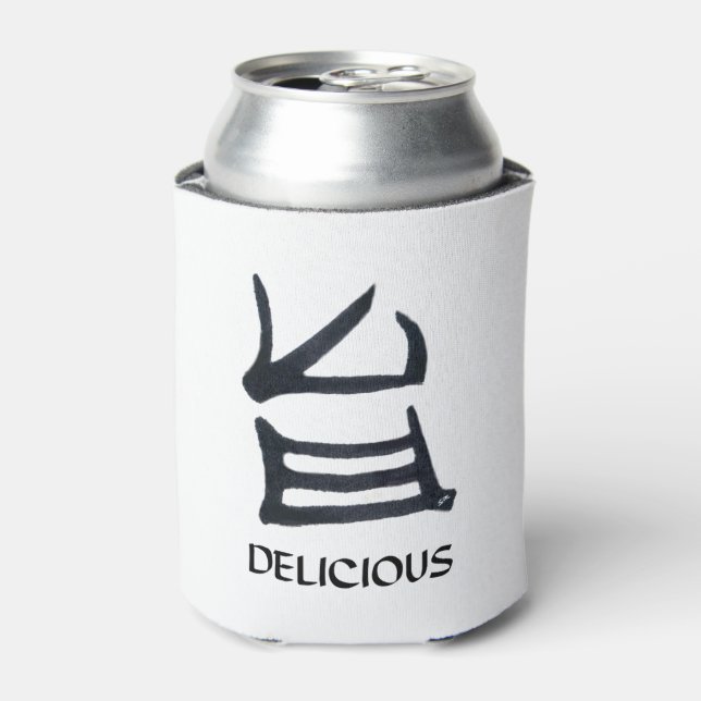 Rafraîchisseur Pour Canette Kanji Délicieux blanc peut refroidir (Can devant)