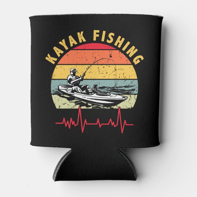Rafraîchisseur Pour Canette Kayak Fishing (Devant)