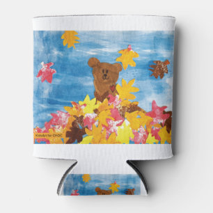 Rafraîchisseur Pour Canette KidsArt pour CHOC - Leaves automne Ours