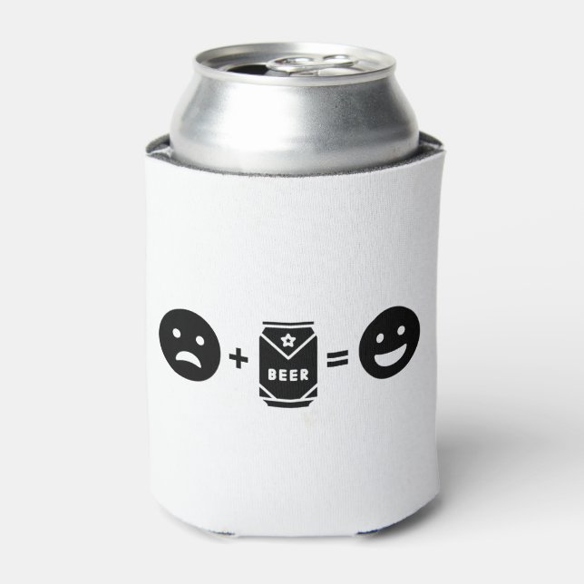 Rafraîchisseur Pour Canette La bière vous fait sourire peut refroidir (Can devant)