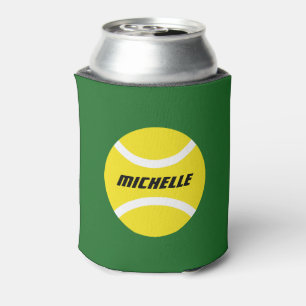 Rafraîchisseur Pour Canette La bouteille personnalisée de partie de tennis et