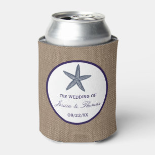 Rafraîchisseur Pour Canette La collection de mariages de la marine Starfish Bu