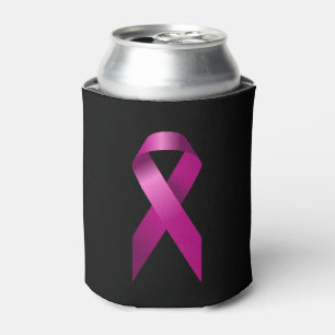 Rafraîchisseur Pour Canette La conscience rose de cancer du sein de ruban peut
