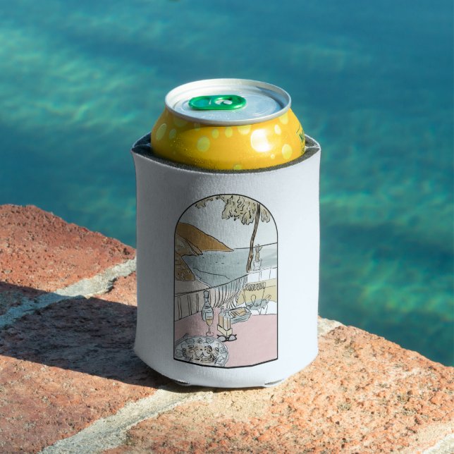 Rafraîchisseur Pour Canette La Côte D'Amalfi Peut Se Rafraîchir. (Piscine in situ)