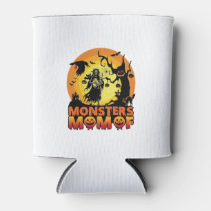 Rafraîchisseur Pour Canette La maman des monstres Halloween Monstre Fantôme Sq
