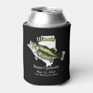 Rafraîchisseur Pour Canette Lac / Date Illinois Bass Opener Dark