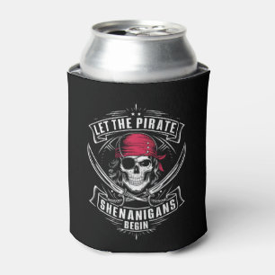 Rafraîchisseur Pour Canette Laisser Les Shenanigans Pirates Commencer Le Crâne