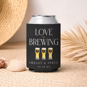 Rafraîchisseur Pour Canette L'amour est en train de brasser de la bière