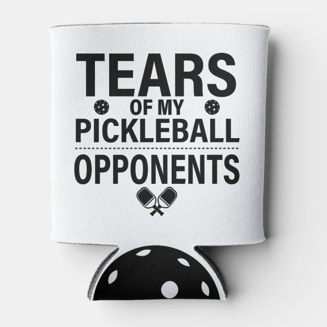 Rafraîchisseur Pour Canette Larmes de mon Pickleball Funny minimum Pickleball (Devant)