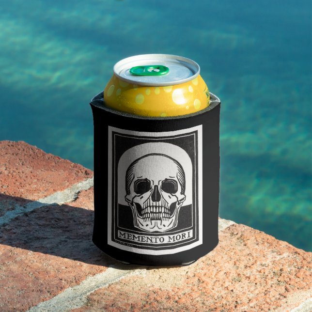 Rafraîchisseur Pour Canette L'art crânien Memento Mori (Piscine in situ)