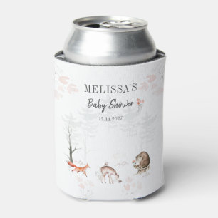 Rafraîchisseur Pour Canette Le Baby shower forestier des animaux des bois mign