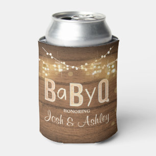 Rafraîchisseur Pour Canette Le baby shower mixte de BBQ du bébé Q peut mettr