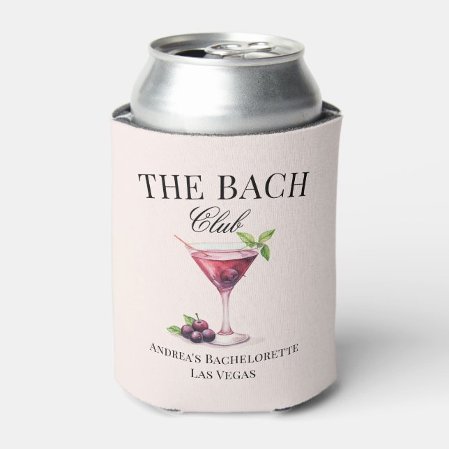 Rafraîchisseur Pour Canette Le Bach Cherry Cocktail Luxury Social Club (Can devant)