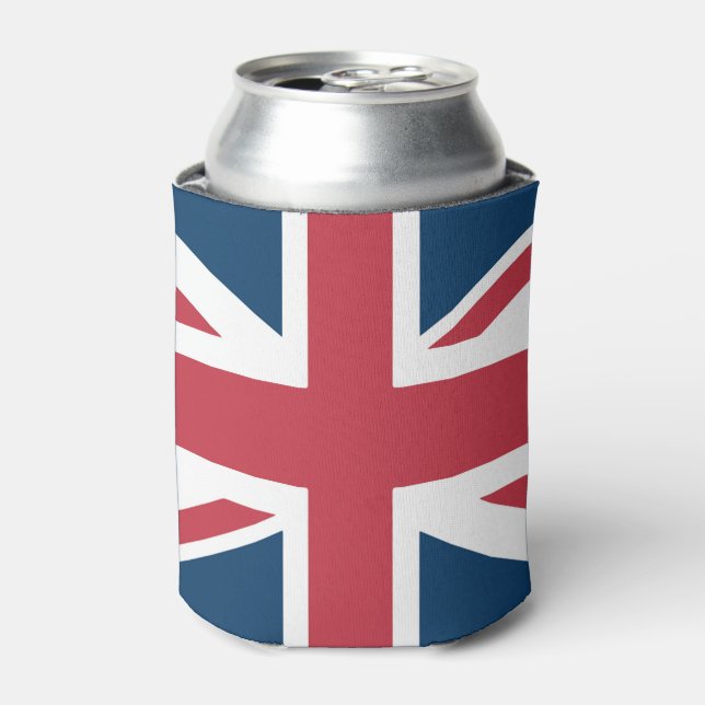 Rafraîchisseur Pour Canette Le drapeau britannique Union Jack (Can devant)