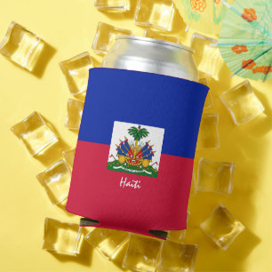Rafraîchisseur Pour Canette Le drapeau haïtien peut refroidir & Haïti fête /sp