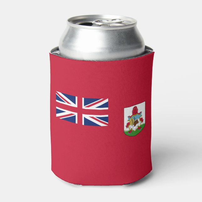 Rafraîchisseur Pour Canette Le drapeau patriotique des Bermudes peut refroidir (Can devant)