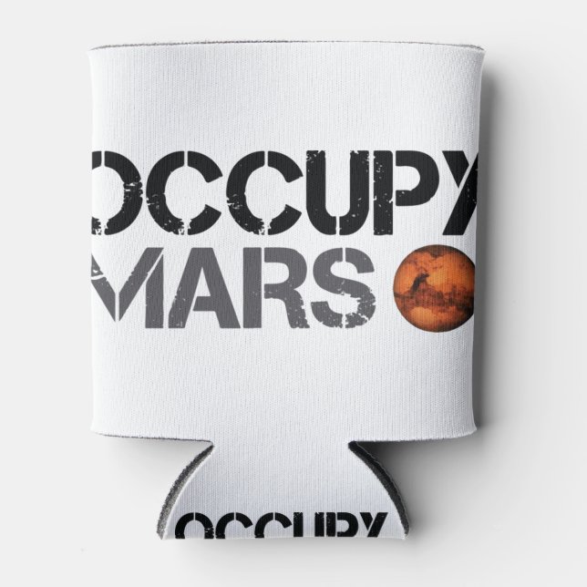 Rafraîchisseur Pour Canette le musc elon occupy mars (Devant)