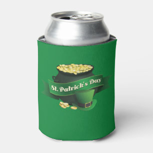 Rafraîchisseur Pour Canette Le pot du lutin de Jour de la Saint Patrick d'or