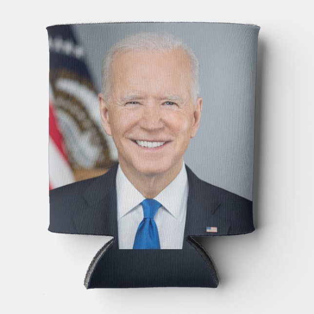 Rafraîchisseur Pour Canette Le président Joe Biden Bouteille Portrait Maison B (Devant)