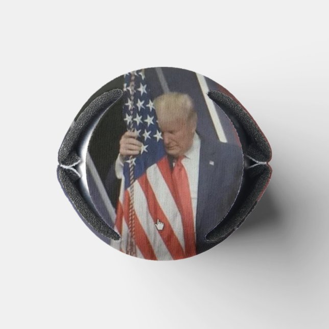 Rafraîchisseur Pour Canette Le président Trump accablé le drapeau américain (Bas)