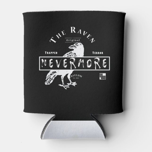 Rafraîchisseur Pour Canette Le Raven Ayslum (texte blanc) (Devant)