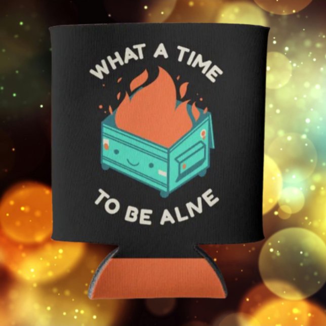 Rafraîchisseur Pour Canette Le temps d'être vivant peut se refroidir (Créateur téléchargé)