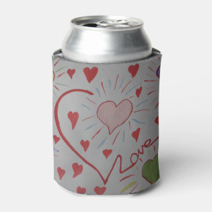 Rafraîchisseur Pour Canette Les Coeurs d'amour peuvent se refroidir