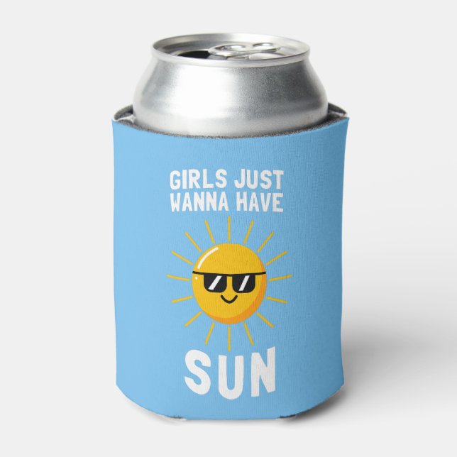 Rafraîchisseur Pour Canette Les Filles Veux Juste Avoir Le Soleil (Can devant)