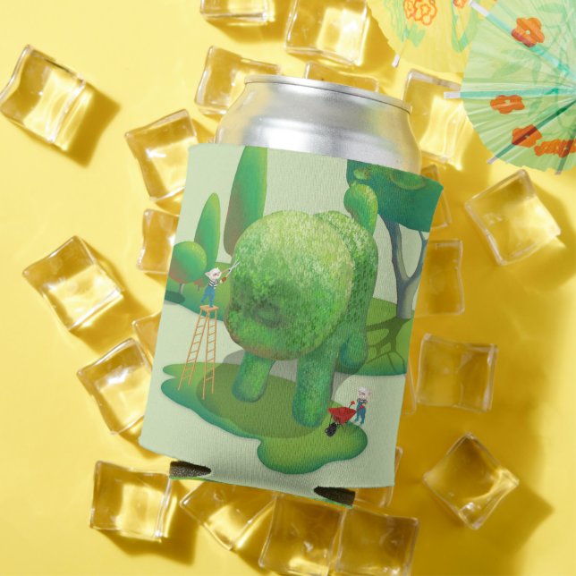 Rafraîchisseur Pour Canette Les jardiniers de chats et les animaux verts (Été in situ)