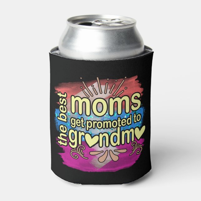 RAFRAÎCHISSEUR  POUR CANETTE LES MEILLEURES MOMS SE PROMOUVOIR À GRANDMA (Can devant)