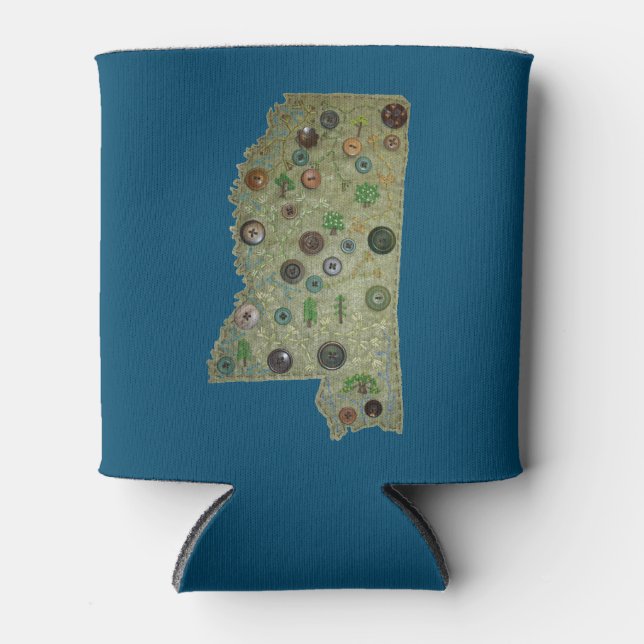 Rafraîchisseur Pour Canette Les Parcs d'État du Mississippi Coozie ! (Devant)