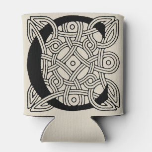 Rafraîchisseur Pour Canette Lettre C Vintage Monogramme de noeud celtique
