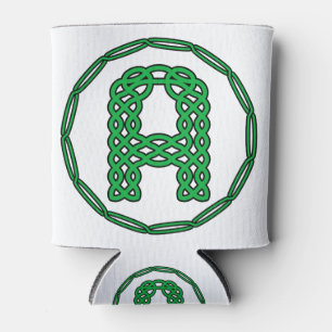Rafraîchisseur Pour Canette Lettre Initiale A Monogramme En Style Celtique