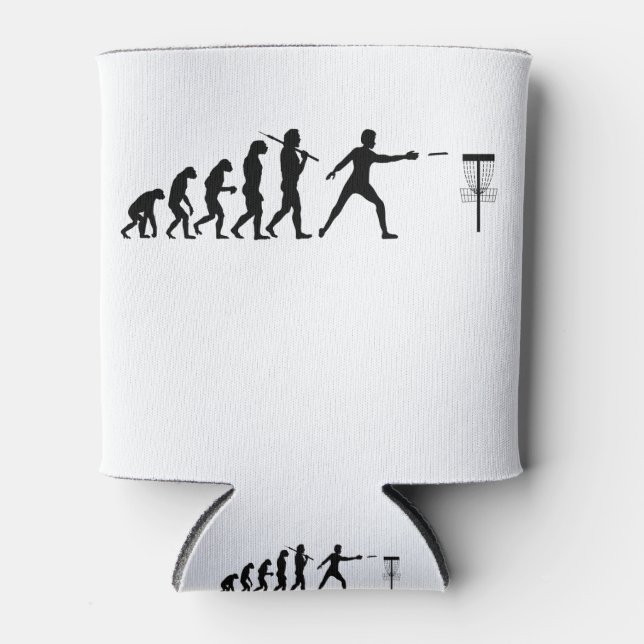 Rafraîchisseur Pour Canette L'évolution du Disk Golf (Devant)